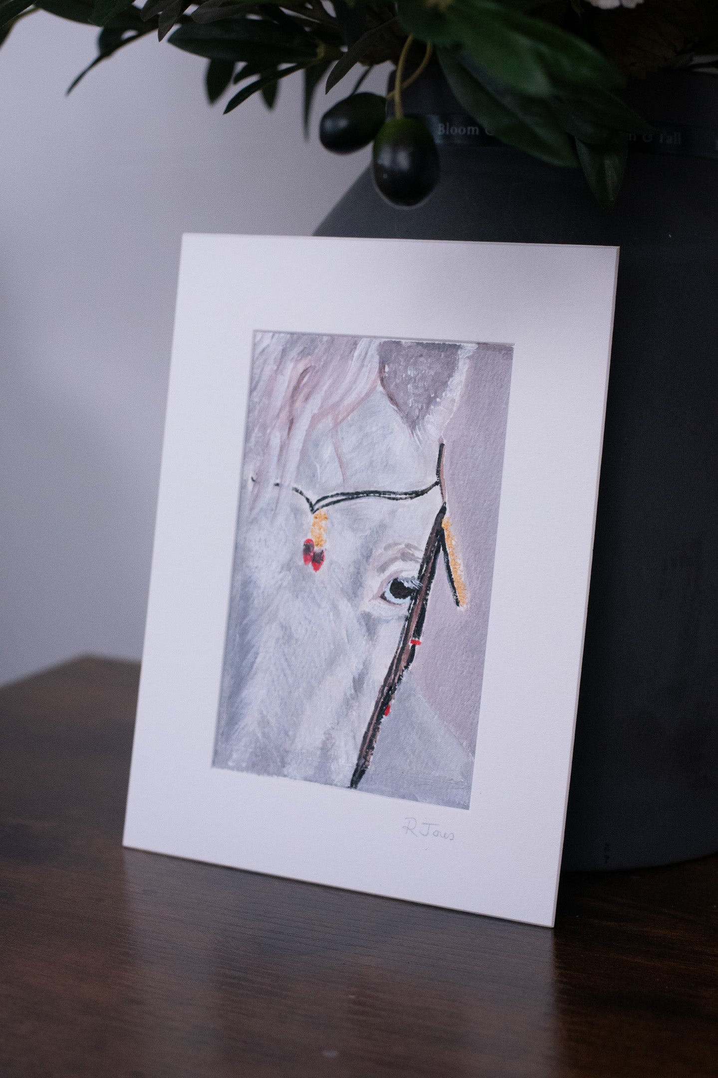 Mini equestrian original artwork
