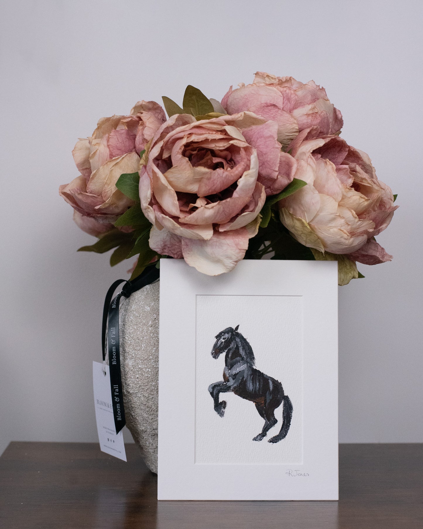 Mini equestrian original artwork
