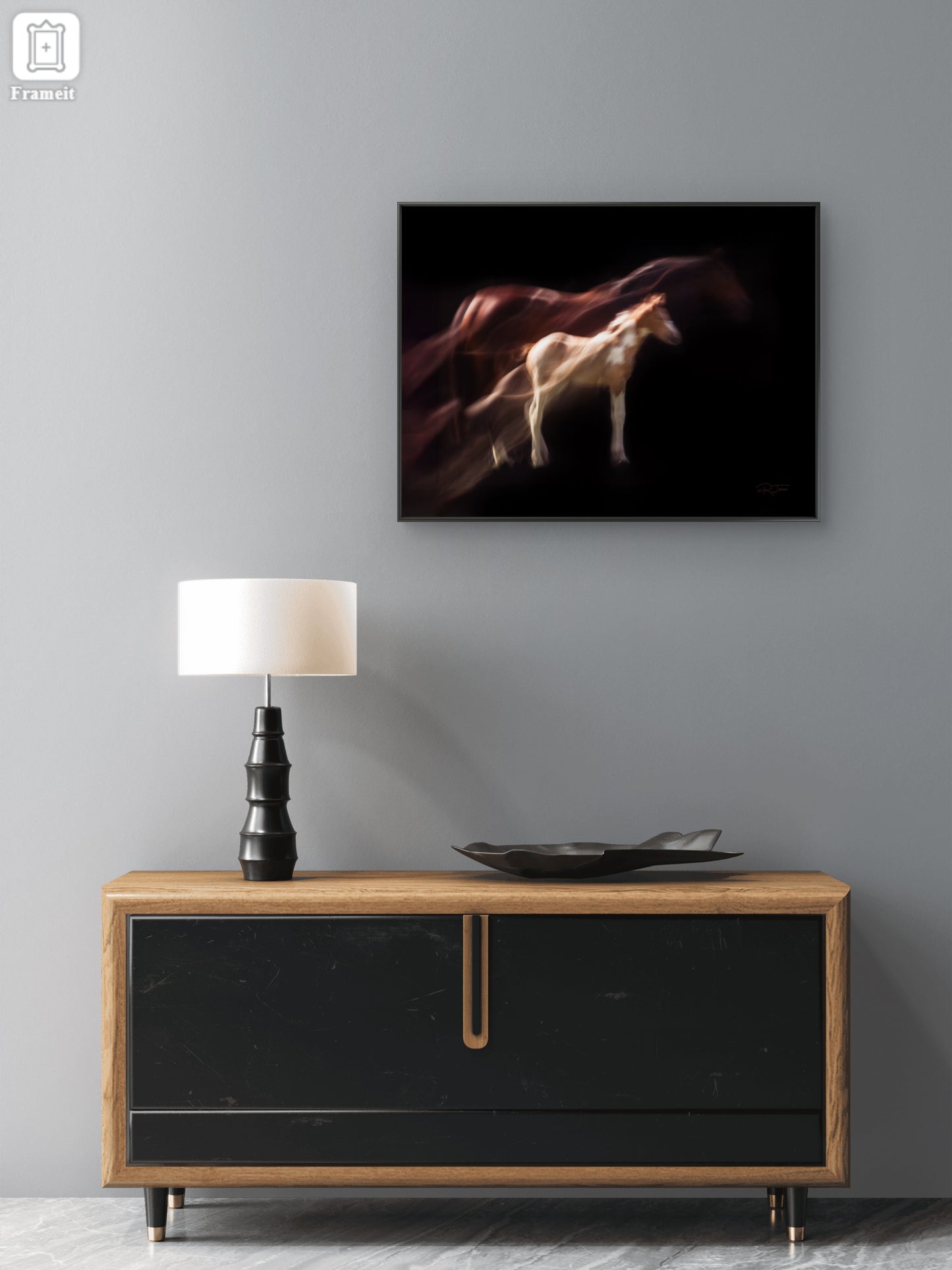 She Walks Beside Me Photographic Print